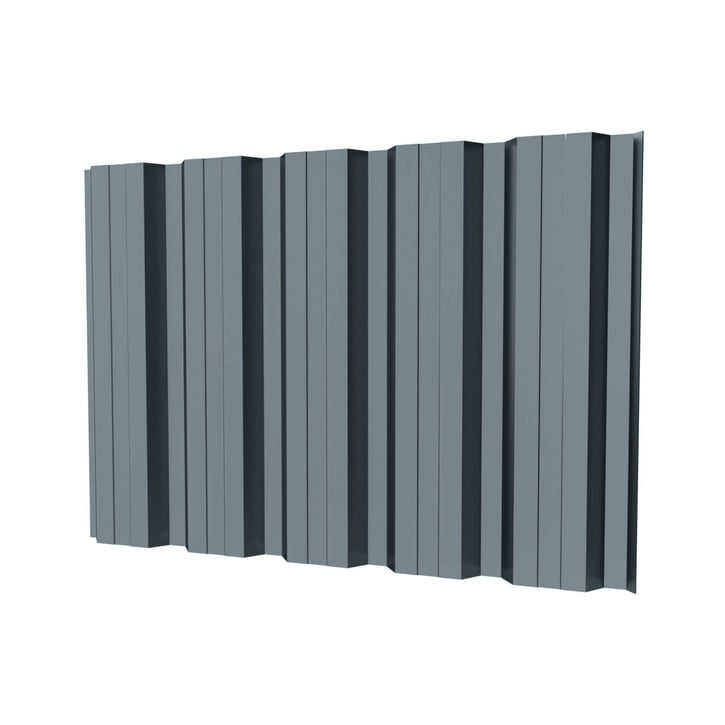 Damwandplaat T35DR | Gevel | Staal 0,50 mm | 25 µm Polyester | 7000 - Pelsgrijs #1