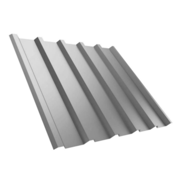 Damwandplaat T35M | Dak | Anti-Drup 700 g/m² | Staal 0,75 mm | 25 µm Polyester | 9006 - Zilver-Metallic #2