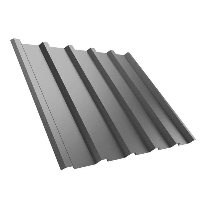 Damwandplaat T35M | Dak | Staal 0,50 mm | 25 µm Polyester | 9006 - Zilver-Metallic #1