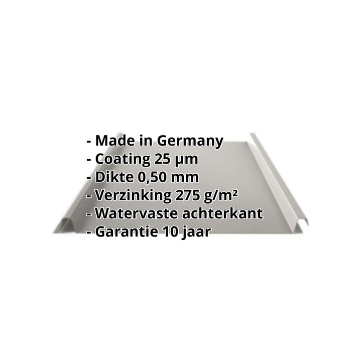 Felsplaat 33/500-LE | Dak | Staal 0,50 mm | 25 µm Polyester | 9007 - Grijs aluminiumkleurig #2