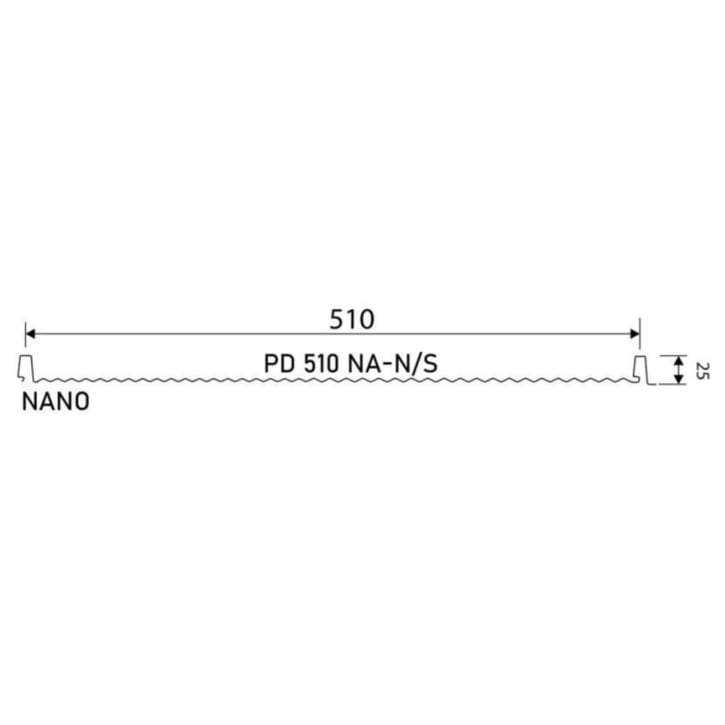 Felsplaat PD-510-S | Nano | Anti-Drup 700 g/m² | Staal 0,50 mm | 35 µm mattpolyester | 011 - Groen #3