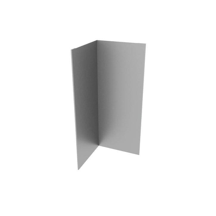 Binnenhoek | 100 x 100 x 2000 mm | Staal 0,50 mm | 25 µm Polyester | 9007 - Grijs aluminiumkleurig #1