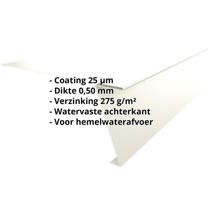 Startprofiel | Voor felsplaat PD-510-S | Staal 0,50 mm | 25 µm Polyester | 9002 - Grijswit #2