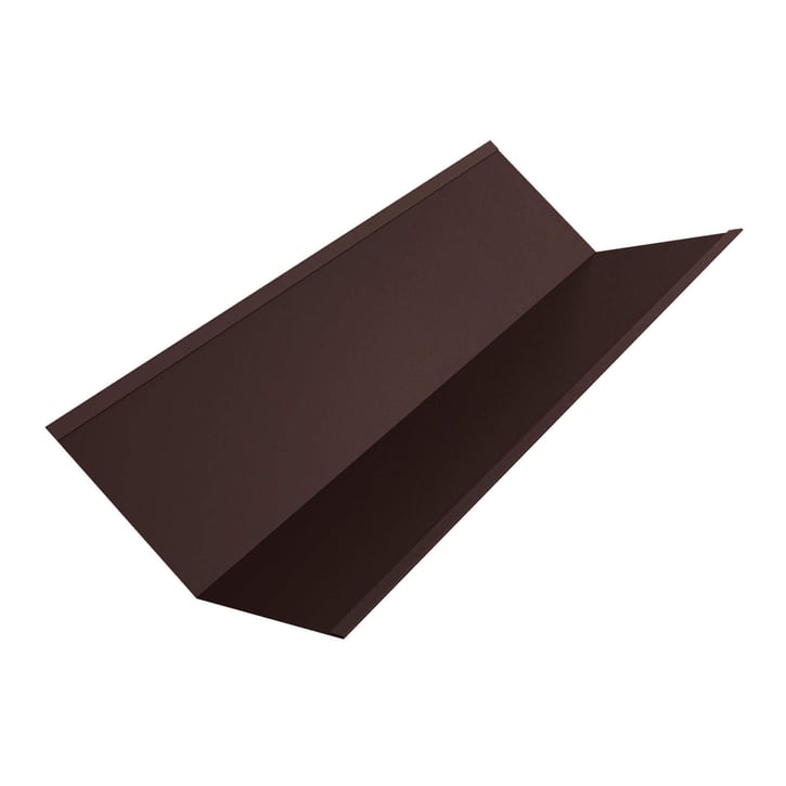 Kilgoot | 195 x 195 x 2000 mm | Staal 0,50 mm | 50 µm PURMAT® | 8017 - Chocoladebruin #1