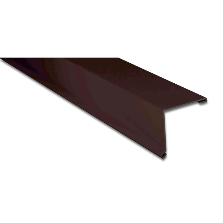 Nok lessenaarsdak | 200 x 250 mm | 80° | Staal 0,75 mm | 25 µm Polyester | 8017 - Chocoladebruin #1