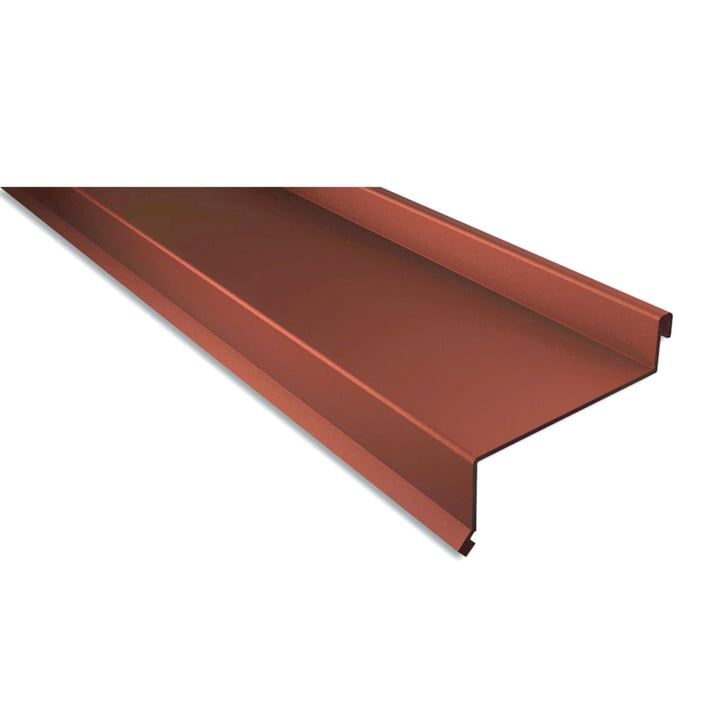 Vensterbank | 50 x 115 x 40 x 2000 mm | Staal 0,50 mm | 35 µm Mattpolyester | 75 - Terracotta #1