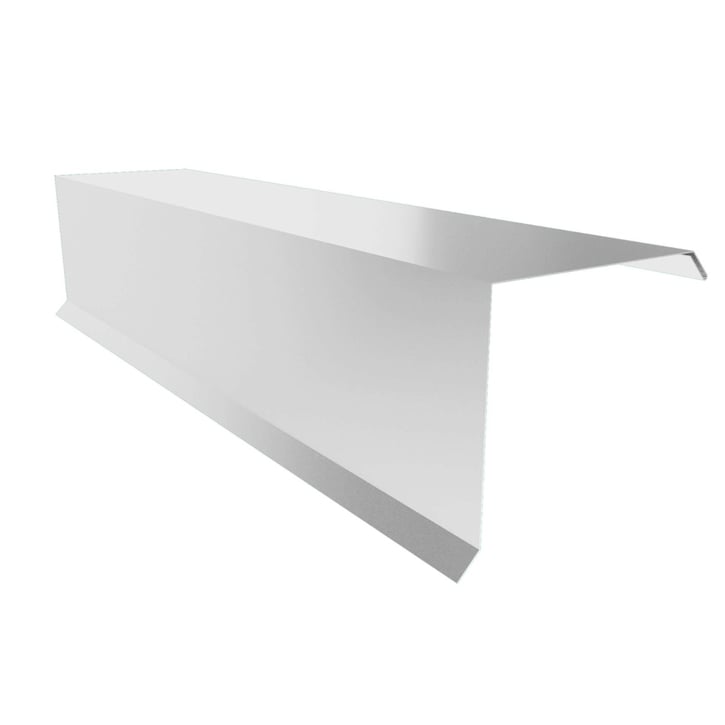 Windveer | 110 x 100 x 2000 mm | Staal 0,50 mm | 25 µm Polyester | 7035 - Lichtgrijs #1