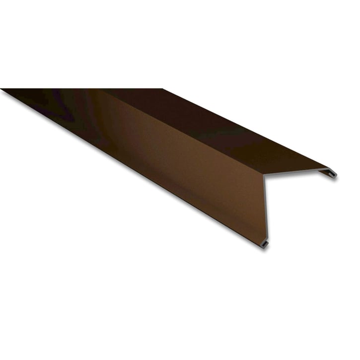 Windveer | 115 x 115 mm | Staal 0,50 mm | 35 µm Mattpolyester | 32 - Donkerbruin #1
