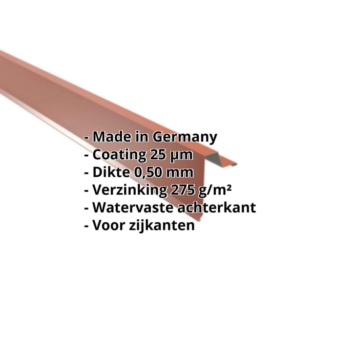 Windveer | Felsplaat 33/500 | Staal 0,50 mm | 25 µm Polyester | 8004 - Koperbruin #2