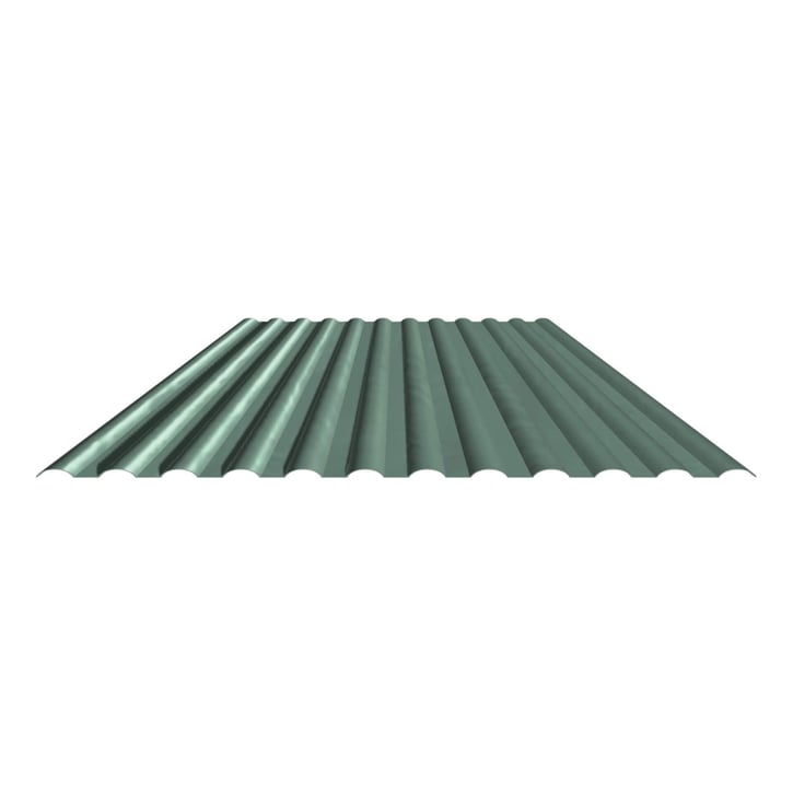 PVC profielplaat SINTRA | 77/18 | 1,20 mm | Groen metallic | 3000 mm #3