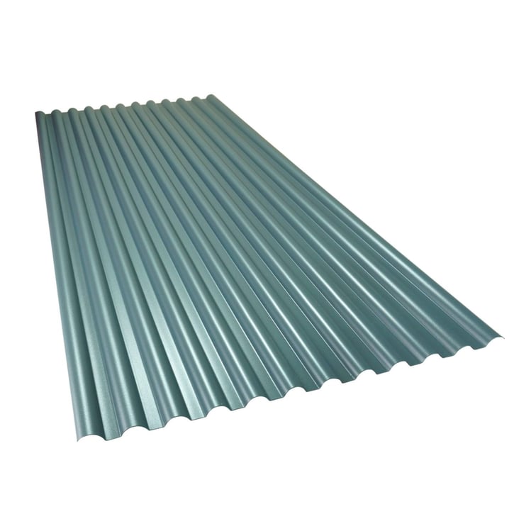 PVC profielplaat SINTRA | 77/18 | 1,20 mm | Groen metallic | 3000 mm #4