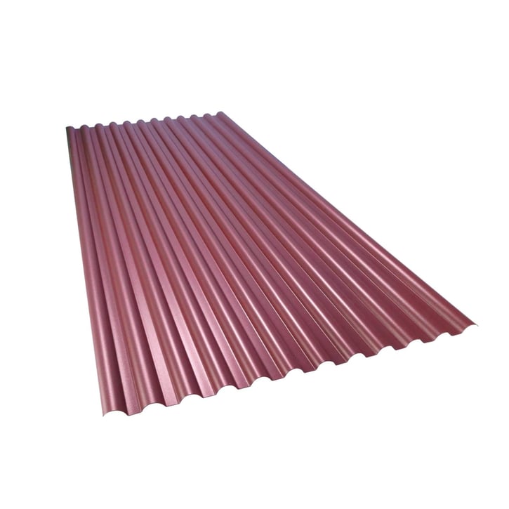 PVC profielplaat SINTRA | 77/18 | 1,20 mm | Rood metallic | 2500 mm #4