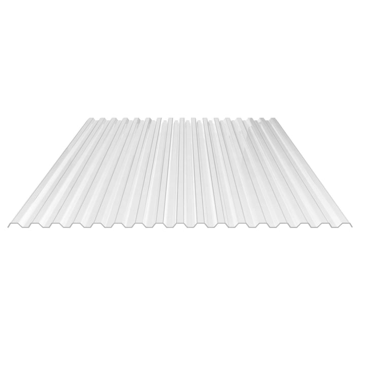 Polycarbonaat damwandplaat | 76/18 | Voordeelpakket | 0,90 mm | Helder | Breedte 5,37 m | Lengte 3,50 m #4